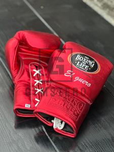 Guantes de Boxeo GYMSTERO de Piel Vacuna Genuina de Alta Calidad, Precio al por Mayor, Sin Boxeo No Hay Vida, Guantes de Sparring con Cordones y Logotipo Personalizado - Product Image 4