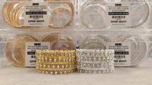 Precioso conjunto de brazaletes Rajwadi para mujer, ropa nupcial, brazaletes de Metal elegantes con piedras brillantes para Cada celebración - Product Image 2