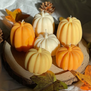 เทียนหอมฟักทองฮาโลวีนงานแฮนด์เมดเทียนฤดูใบไม้ร่วงสำหรับตกแต่งในราคาถูกจากเวียดนาม - Product Image 3