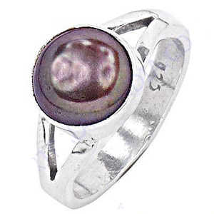 Anillo de Plata 925 con Perla para Mujer, Joyería con Piedras Preciosas - Product Image 3