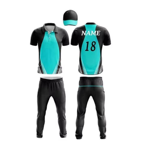 Uniforme de Cricket Personalizado para Equipos Universitarios, Nuevo Diseño Sublimado, Patrón de Jersey de Cricket Masculino, Conjuntos de Uniformes de Cricket con Impresión por Transferencia de Calor, Estilo Pakistaní - Product Image 5