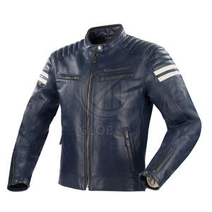 Chaquetas de cuero de motocicleta de invierno transpirables para hombre hechas a medida diseña tu propia ropa de carreras de motos marca GLOBAL EDGE alta - Product Image 1