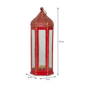 High Quality New Handmade Metal and Glass <b>Tall</b> Hanging <b>Lantern</b> for Indoor and Outdoor Christmas Wedding Decorations - Product Image 2