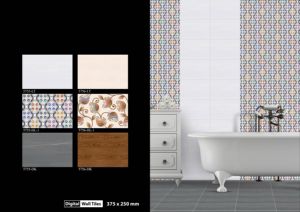 กระเบื้องบุผนังดิจิตอลกันน้ำ100% ขนาด250X375มม. เซรามิกสำหรับวิลล่าห้องครัวห้องน้ำสวน & โรงแรมสีเน้นข้อความ - Product Image 2