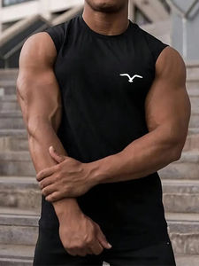 Débardeurs de gymnastique personnalisés Oem pour hommes Débardeurs Vêtements de sport Stringer Musculation Fitness Hommes Débardeur de gymnastique à la mode - Product Image 6