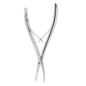 Pinzas alemanas de acero inoxidable Beyer Bone Rongeurs Finish Polish Cutting Forceps Lap Joint Bone Rongeur con doble resorte - Product Image 5
