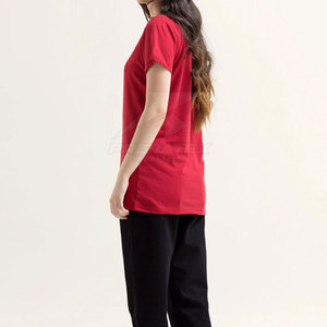 Camiseta Casual de Mujer de Alta Calidad, 100% Algodón, Transpirable, de Secado Rápido, Ropa Urbana, a la Moda, Personalizable - Product Image 5
