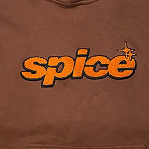 Sweats à capuche en molleton de coton surdimensionné chaud d'hiver unisexe broderie en chenille personnalisée vente en gros sweat à capuche thermique pour hommes motif imprimé - Product Image 4