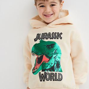 OEM Custom Wholesale Embroidered Plain Dyed Cotton Hooded Pullover Sweatshirts Casual Style Knitted Fabric Hoodies for <b>Boys</b> - Product Image 4