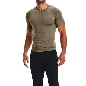 Buen producto de primera calidad y tela de tacto ultrasuave transpirable poliéster comodidad Ringer entrenamiento gimnasio desgaste camiseta - Product Image 4