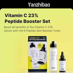 23% Vitamina C Peptide <span class=keywords><strong>Booster</strong></span> Set 1oz Suero coreano para el cuidado de la piel Brillo Reafirmante Antienvejecimiento Suero facial Juego de regalo - Product Image 4