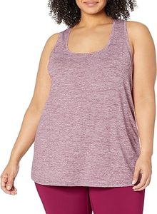 HUG Camiseta sin mangas corta transpirable de rendimiento informal para mujer 94% algodón 6% Spandex Escote redondo Top ajustado de línea larga - Product Image 5