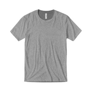Siguiente nivel 6410 - Premium ajustado Sueded Camisetas cuello redondo calentador gris logotipo personalizado camiseta Premium ajustado Sueded camisetas - Product Image 1
