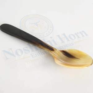 Nouvelle version cuillère en corne de buffle naturelle polie Design de couverts traditionnels pour la vaisselle de restaurant et l'utilisation artisanale - Product Image 3