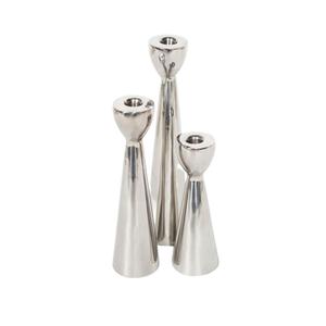 Handmade Metal <b>Candle</b> Stand Set of 3 for Home Decor at Low Cost Customized Size Classic Design <b>Dinner</b> <b>Candle</b> Holder for Hotel - Product Image 2