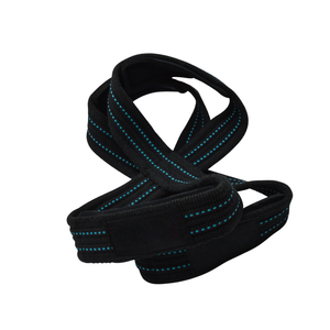 Correas de Levantamiento de Pesas con Logotipo Personalizado, Diseño en Forma de 8, Resistentes, de Algodón/Poliéster, para Gimnasio, con Diseño Personalizado - Product Image 1