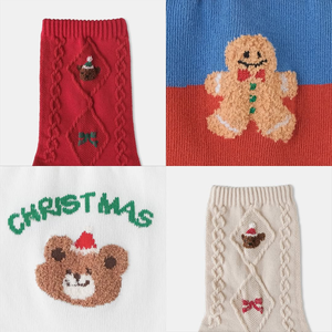 Vente en gros de chaussettes de Noël avec logo personnalisé fabricant de chaussettes d'hiver en coton à motif de bonhomme de neige pour hommes, femmes et filles - Product Image 6