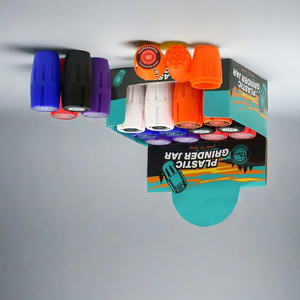 Triturador de Hierbas Ligero de Color Personalizado OEM ODM con Cuerpo de Plástico y Estuche para Papel de Liar Modelo RPH012 - Product Image 3