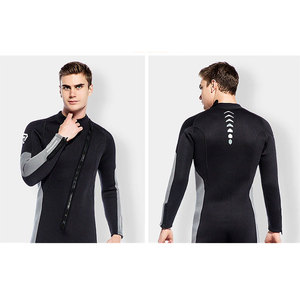 Traje de neopreno de 3MM para hombre y mujer, con cremallera frontal para esnórquel traje de buceo, buceo, natación, kayak, kitesurf - Product Image 2