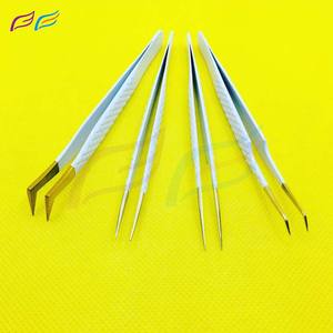 Stainless Steel Fiber Tip Lash Tweezers Custom Logo Precision Isolation Volume Lash Tweezers Manufacturer - Product Image 2