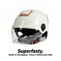 Casque de moto unisexe de luxe ABS, casque ouvert pour les passionnés de week-end, modèle le plus vendu avec livraison mondiale