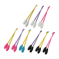 Clubs de gymnastique rythmique en caoutchouc PP+TPR 45cm 0.3kg pour un plaisir actif !