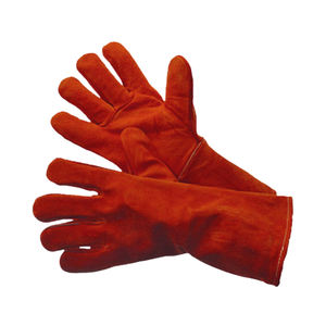 Guantes de cuero para soldar al por mayor, guantes de cuero de piel de cabra duraderos con palma de pistola para construcción y uso general con uso diario - Product Image 3