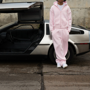 ชุดวอร์มแบบมีฮู้ดและกางเกงวอร์มแบบลำลองทรงหลวมสำหรับผู้ชายชุดวอร์มใส่วิ่งแบบกำหนดเองผู้ผลิตเสื้อผ้า - Product Image 4