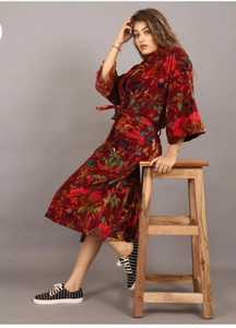 Manufacturer and Wholesaler Kimono and Robe Cotton Velvet Kimono Robe <b>Cardigan</b> Bathrobe <b>Women</b> Dressing Gown - Product Image 4