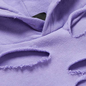 Sudadera con capucha estilo desgastado para hombre, cómoda y casual, perfecta para moda urbana, para combinar en capas y para el día a día. - Product Image 6