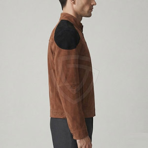 Contemporary <b>Suede</b> <b>Leather</b> <b>Jacket</b> For Men Crafted From Premium Genuine <b>Suede</b> With Comfortable Fit And Elegant Everyday Design - Product Image 6