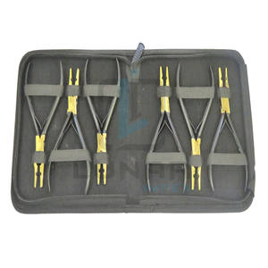 Pince d'extension de cheveux pour micro anneaux et outil de suppression de liens adapté au salon de coiffure Mini pince à nez aiguille - Product Image 5