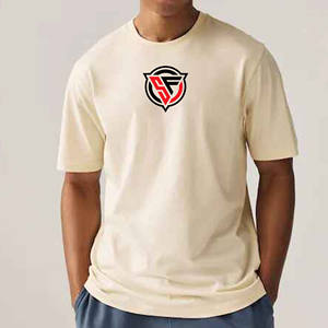 T-shirts Hip Hop personnalisés 100% coton pour hommes sérigraphie de base coupe régulière 200 grammes motif blanc haute qualité SWIFT FUSION - Product Image 6