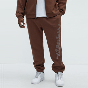 กางเกงวิ่งผ้าฟลีซลำลองสำหรับบุรุษผ้าลินินผ้าฝ้าย100% ผ้าแคนวาสแบบวินเทจ - Product Image 3