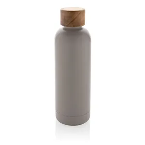 Vasos Térmicos Sostenibles de Acero Inoxidable, Botella Térmica de Madera Reciclada, Gadgets - Product Image 2