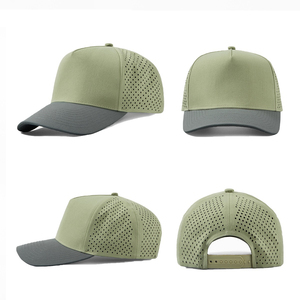 Personalizable en blanco Camo blanco rendimiento Truker sombrero poliéster/algodón impermeable humedad absorbe gorra de béisbol para - Product Image 5