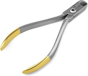 Poignée ergonomique Instruments orthodontiques coupe-fil dentaire dur pince en acier inoxydable pour couper les fils de l'arc dur - Product Image 1