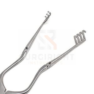 Retractores de retención automática Weitlaner, puntas romas, retractores quirúrgicos Weitlaner de acero inoxidable de calidad por instrumentos Surgiright - Product Image 2