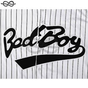 เสื้อเบสบอลปักลายเสื้อเจอร์ซีย์เปล่าผ้าเจอร์ซี่พิมพ์ลาย - Product Image 4