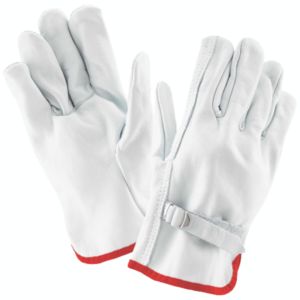 Gants de conduite JNM SAFETY en cuir de mouton robuste - Antistatiques, résistants à la chaleur, durables, antidérapants, résistants aux déchirures, 11 oz - Product Image 1