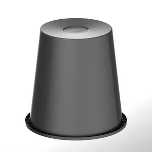 Seau de fleurs coupées en plastique recyclé écologique 10 litres pots de pépinière ronds avec matériau PP utilisé pour les plantes - Product Image 2