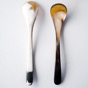 Cuillères à corne de taille mini bon marché pour servir le caviar, excellente qualité, offre spéciale pour les acheteurs en gros - Product Image 3