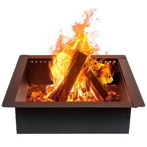 Eco-Friendly Metal <b>Fire</b> <b>Pit</b> Outdoor Use Metal <b>Fire</b> <b>Pit</b> for BBQ Garden Use Square Design <b>Fire</b> <b>Pit</b> Durable and Elegant Design 2025 - Product Image 1