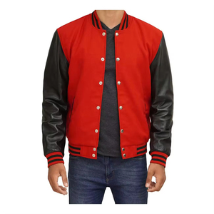 High Quality <b>Thin</b> Vintage Varsity <b>Jacket</b> Breathable Nylon Windproof for Winter Casual Wear Custom Weaved Front - Product Image 6