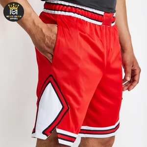 กางเกงบาสเก็ตบอลฝึกซ้อมผ้าโพลีเอสเตอร์ 100% แบบเรียบง่าย ดีไซน์เป็นมิตรกับสิ่งแวดล้อม แห้งเร็ว มีเชือกผูกเอว สไตล์ลำลอง แบบซับลิเมชั่น - Product Image 5