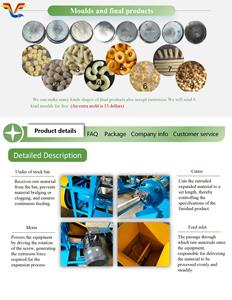 Industrial High Speed Snack Food Extruder Machine Corn Rice Puffed Snack Extrusion Making <b>Equipment</b> 80-500kg/h Adjustable Output - Product Image 5