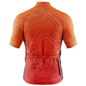 Maillot de cyclisme tendance à fermeture éclair pour homme 2025, respirant, séchage rapide, 100 % polyester, 4 saisons, couleur personnalisée, service OEM - Product Image 6
