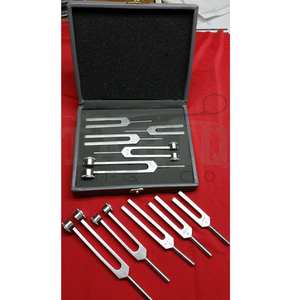 Nouvel arrivage de diapasons professionnels 5 pièces pour la guérison et le diagnostic en aluminium avec un joli maillet CE ISO EU par TARIQ MFG CO - Product Image 2