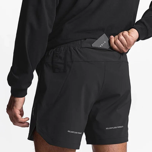 Pantalones Cortos Deportivos para Hombre, Ropa Deportiva Informal, para Gimnasio, Entrenamiento, Fitness, Correr, Secado Rápido, Compresión - Product Image 6