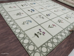 Tapis de haute Antique 8x11 pêche ivoire fait à la main Oushak tapis de prière de luxe maison zone tapis ensemble pour la décoration de salon - Product Image 5